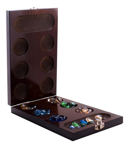 Juego De Mesa Mancala De Growupsmart Con Tablero De Madera .