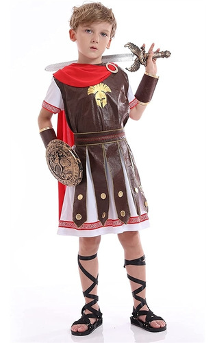 Disfraz De Gladiador Para Niños Talla S