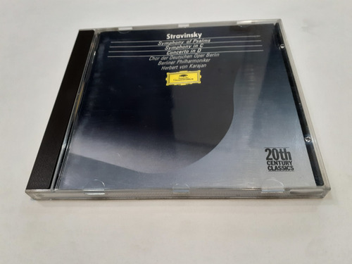 Symphony Of Psalms, Stravinsky, Karajan - Cd Alemania Nm