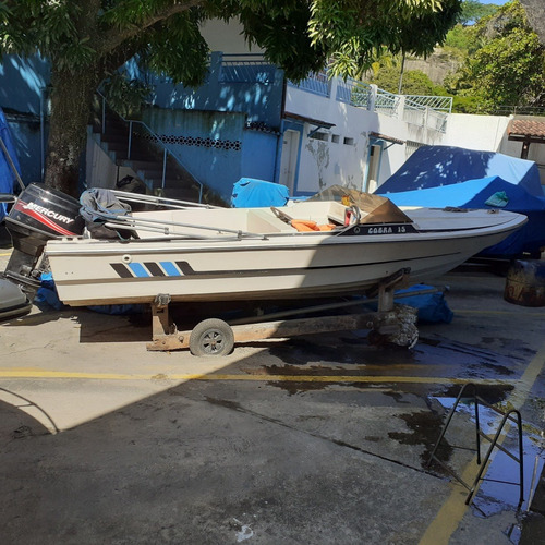 Imagem 2 de 8 de Lancha Cobra 15 Pés, Com Motor 40 Hp Novo, + Outro Motor