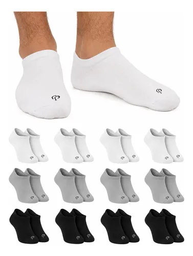 Kit 12 Pares Meias Rafa Parize Sapatilha Soquete Unissex