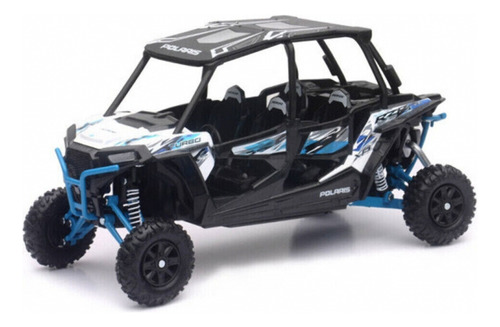 Newray 1:18 Polaris Rzr Xp 4 Turbo Eps Matte White Lightning