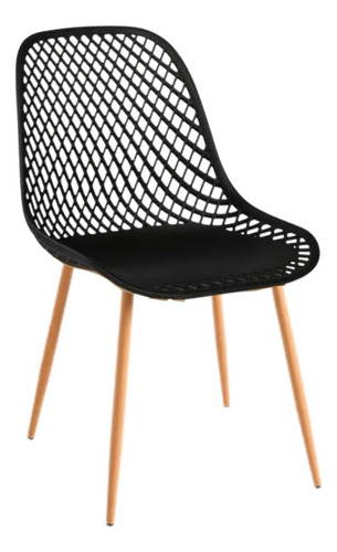 Pack 2 Sillas Terraza Cafeteria Metal Polipropileno