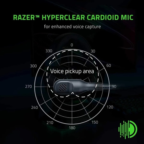 Imagen 5 de 6 de Auriculares Gamer Razer Blackshark V2 Usb Thx Pc Ps4 Switch
