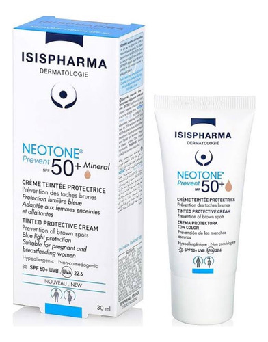 Isispharma Neotone Prevent Crema Spf50+ Mineral Tinte Claro