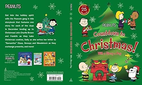 Countdown To Christmas With A Story A Day (peanuts)., De Schulz, Charles M.. Editorial Simon Spotlight En Inglés