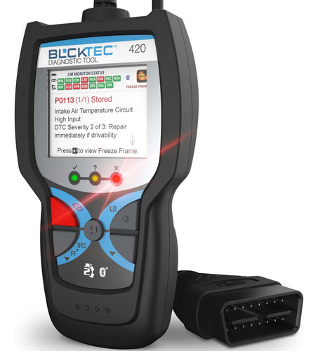 Escáner Obd2 Bluetooth 420 Lector Códigos Coche, Borra Luz M