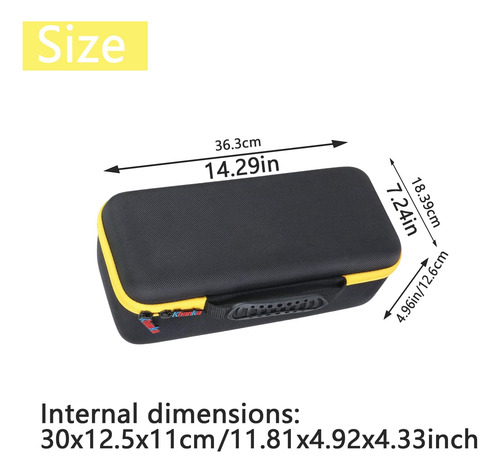 Khanka Hard Travel Case Compatible Con Dewalt Dcs354b Dcs356