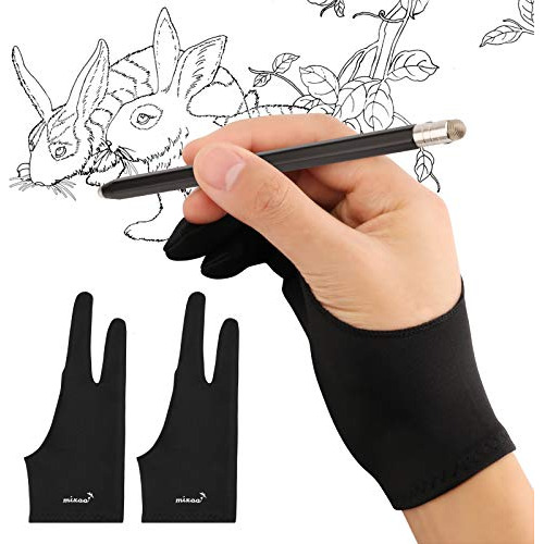 Guantes De Dibujo Para Tableta De Dibujo, 2 Unidades