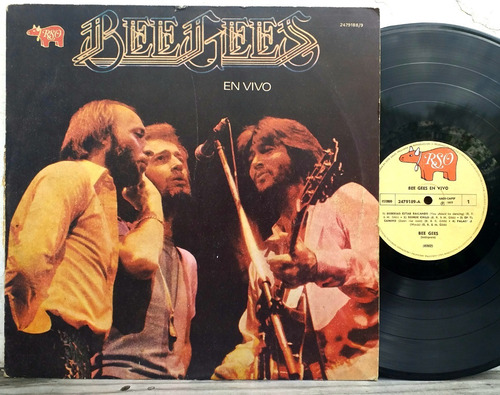 Bee Gees - En Vivo - Lp Doble Vinilo Año 1977 - Alexis31