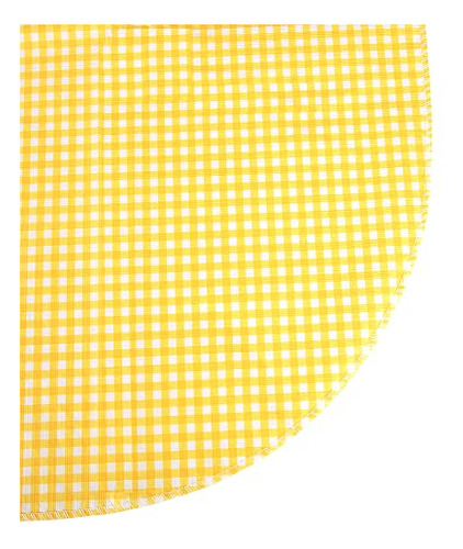 Mantel Rectangular Impermeable De Vinilo Amarillo 152 Cm