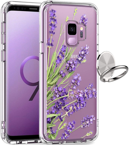 Funda Para Samsung Galaxy S9 (diseno Flores Violetas)