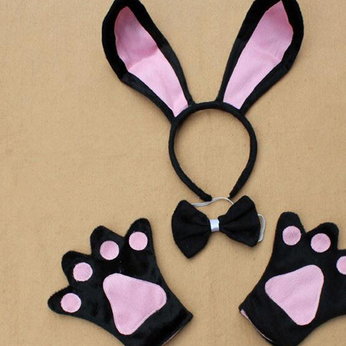 Pajarita Adora 1 Juego De Aros De Pelo Con Forma De Conejo Pajarita Adora 1 Juego De Aros De Pelo Con Forma De Conejo