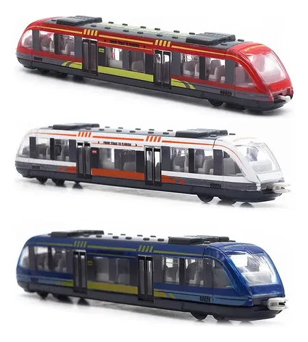 CORPER TOYS - 12 Trenes Bala De Juguete Con Retroceso ¡Carreras Urbanas Locas!