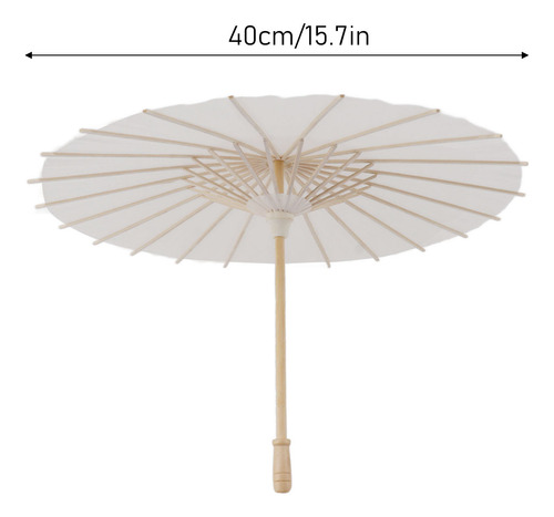Sombrilla De Papel Para Niños De Bambú Y Estilo Chino Elegan
