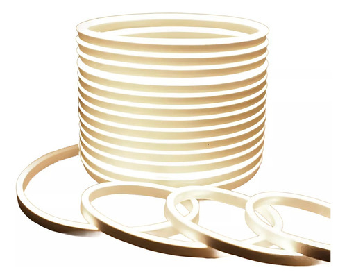 Tira Neon Led Flex X 50mts Blanco Neutro 12v Exterior Blanco Neutro