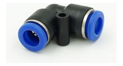 Conector Rapido Neumatico Union Codo 6mm 2 Vias
