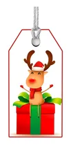 Comprar Etiquetas Navidad Imprimibles 8 Modelos Regalo Negocio Mod5