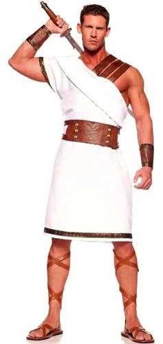 Disfraz De Gladiador Romano De La Antigua Grecia Para Hombre