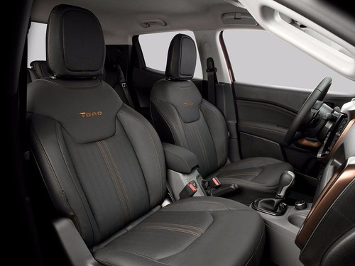 Imagen 5 de 7 de Fundas Cubre Asiento Fiat Toro Cuerina Premium Toro Vulcano