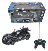 Comprar Auto Radio Control Policia Simula Humo Con Luces 1:20