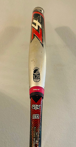 Bat Sóftbol Louisville Z4 Power Load 34/27,5 Compuesto 3pz Gris