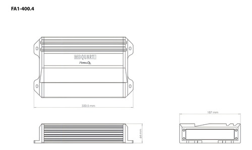 Amplificador Mb Quart Fa1-400.4 De 4 Canales Alta Fidelidad
