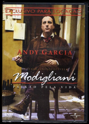 Dvd Modigliani Paixão Pela Vida - Andy Garcia - Lacrado Novo