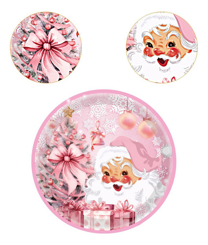 . 16 Platos Para Fiesta Navidad, Accesorio 7 Pulgadas
