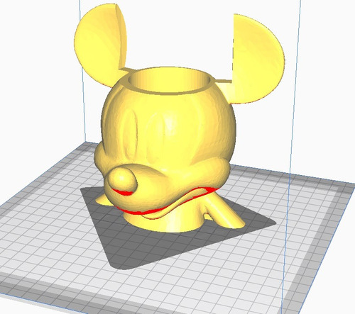 Mate Disney Mickey Mouse Archivo Stl Impresion 3d 