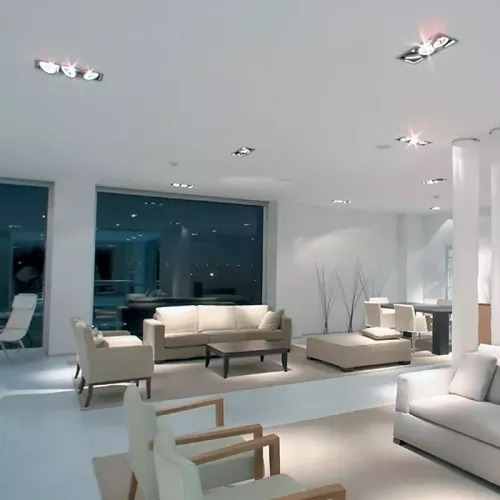 Lampara Led Halospot 12w Luz Cálida Rosca Gu10 Tipo Ar111