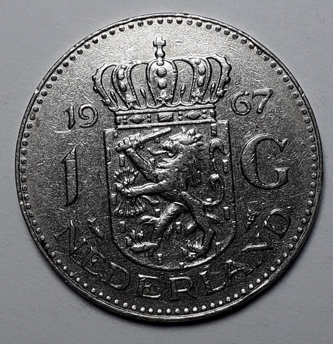 Holanda - 1 Gulden 1967 - Km 184a (ref 186)