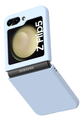 Funda Generic Para Galaxy Z Flip 5/azul Claro