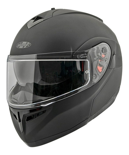 Imagen 2 de 3 de Casco Abatible Joe Rocket Rkt 20 Negro Solid Matte Para Moto