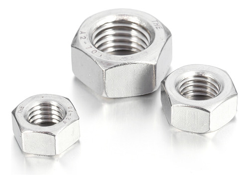 Tuerca Hexagonal De Acero Inoxidable Din934 M5 Marine Grade