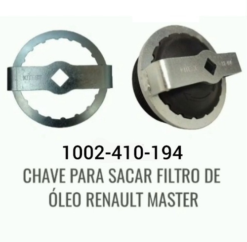 Kf-194 Chave Para Sacar Filtro De Óleo Renault Master 
