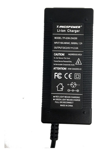 Cargador Baterias 24 V 1.6 Amp Patines O Scooter Electrico