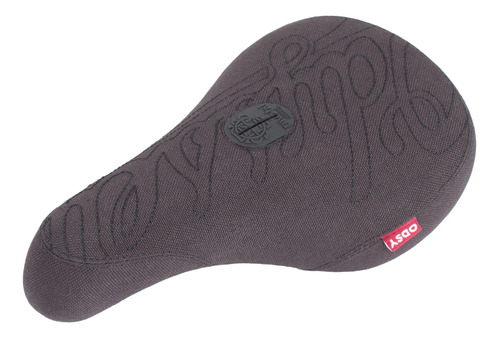 Asiento Bmx Odyssey Big-stitch Fat Cap Piv Negro