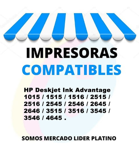 Cartuchos Hp 662 Negro X2 + Color Hp 3545 2515 4645