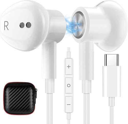 Auriculares Usb C Para Galaxy S20 Fe, Cancelación De R...