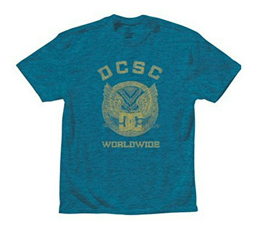 Dc Shoes - Camiseta De Skate Color Azul Y Azul