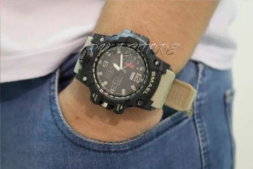Relógio Smael Original Na Caixa Tatico Militar Prova D'agua
