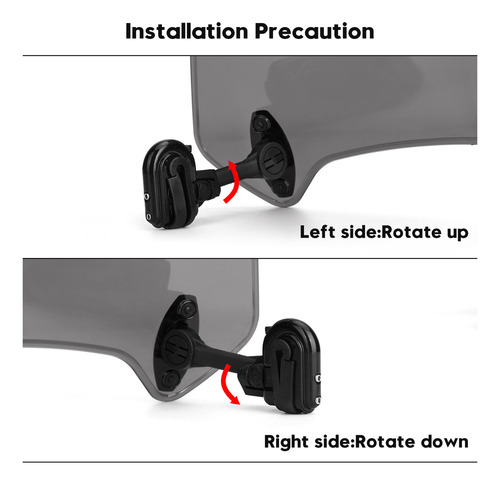 Qf1 Extensión De Parabrisas Ajustable Universal Con Clip,