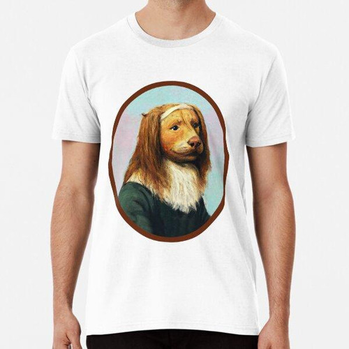 Remera Cuadro Perro Léonard De Vinci Algodon Premium