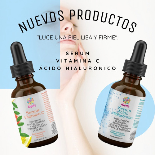 1 Serum Vitamina C + 1 Serum Acido Hialurónico Kit