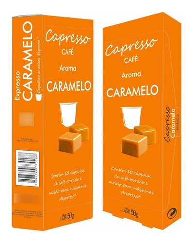 Cápsula Café Nespresso Capresso Caramelo 10 Unidades