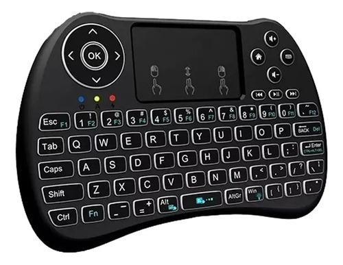 Control Mini Teclado Y Mouse Inalambrico Para Smart Tv Y Pc