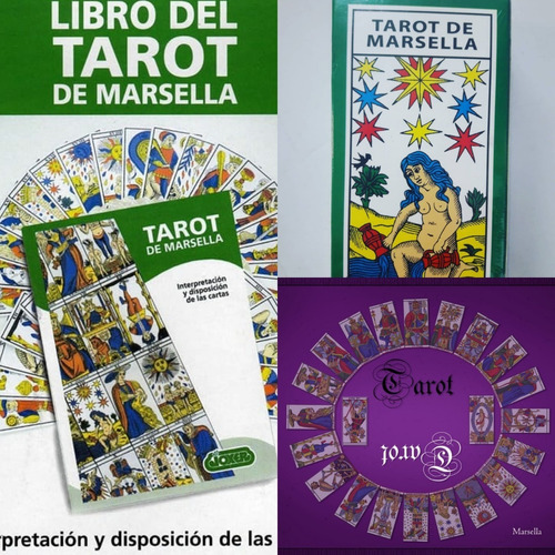 Pack Tarot Marsella Joker Paño Marsella Con Bolsa