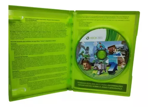 Jogo Minecraft Xbox 360 ORIGINAL - Roda em Bloqueado - NTSC - usado -  Escorrega o Preço