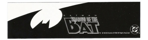 Batman Shadow Of The Bat 1 Dc Comics Bolsa Sellada Breyfogle (Usado)